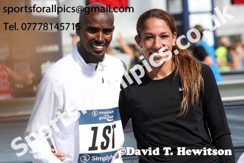 Sir Mo Farah 2018 Simplyhealth Great North Run. Photo: David T. Hewitson/Sports for All Pics
